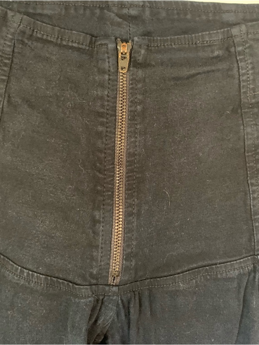 Prairie Underground Black Skinny Pants High Rise Zipper Size Small Made in USA - Picture 3 of 11